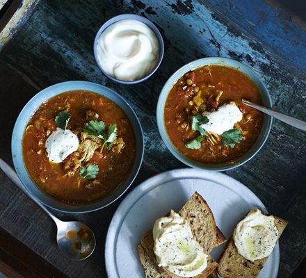 https://www.pontalo.net - Moroccan harira & chicken soup