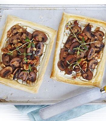 https://www.pontalo.net - Mushroom & goat’s cheese tartlets