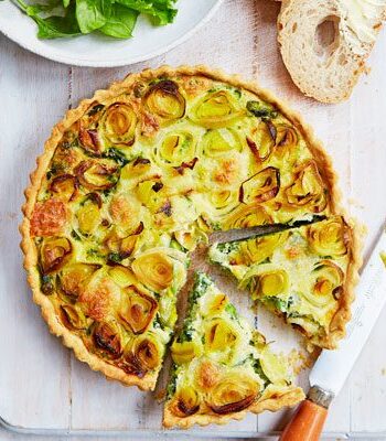 https://www.pontalo.net - Pea & leek super-green tart