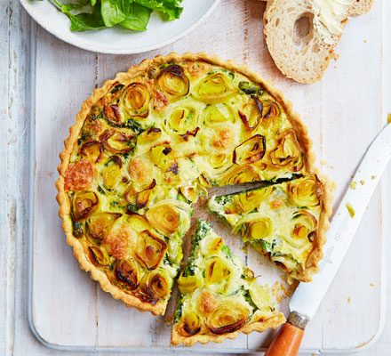 https://www.pontalo.net - Pea & leek super-green tart