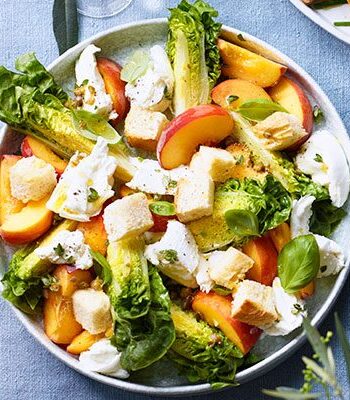 https://www.pontalo.net - Peach panzanella