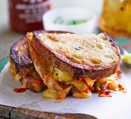 https://www.pontalo.net - Pickled pineapple & sriracha grilled cheese