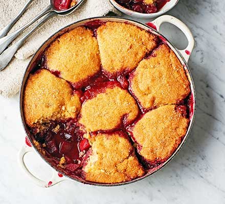 https://www.pontalo.net - Ultimate plum & apple cobbler