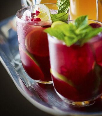 https://www.pontalo.net - Pomegranate mojito mocktail