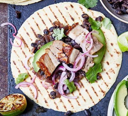 https://www.pontalo.net - Pork & black bean tacos