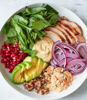 https://www.pontalo.net - Quick chicken hummus bowl