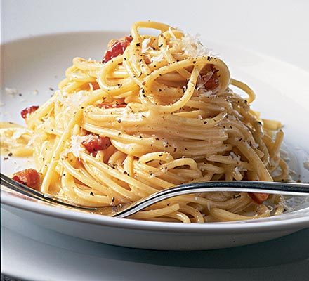 https://www.pontalo.net - Ultimate spaghetti carbonara recipe