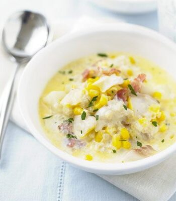 https://www.pontalo.net - Sweetcorn & smoked haddock chowder