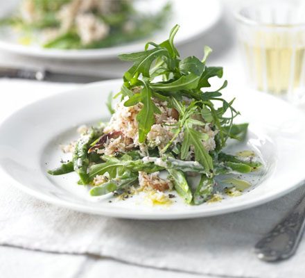 https://www.pontalo.net - Asparagus & crab salad