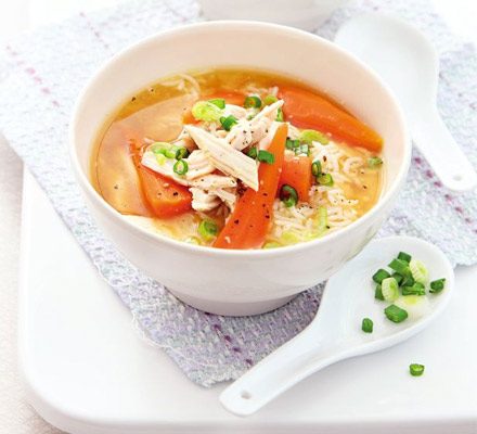 https://www.pontalo.net - Miso chicken & rice soup