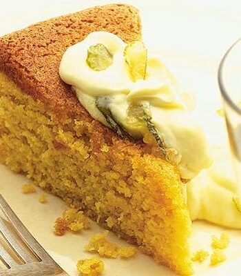 https://www.pontalo.net - Orange & almond cake with citrus mascarpone