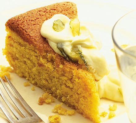 https://www.pontalo.net - Orange & almond cake with citrus mascarpone