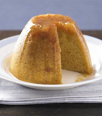 https://www.pontalo.net - Stem ginger & squash steamed pudding