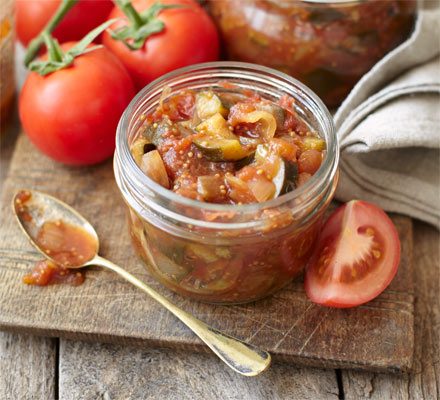 https://www.pontalo.net - Courgette chutney with tomato