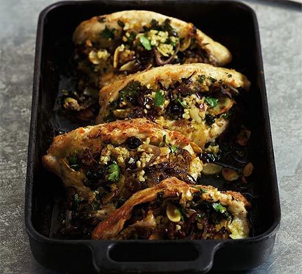 https://www.pontalo.net - Sweet & spicy stuffed chicken breasts