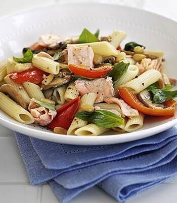 https://www.pontalo.net - Healthy salmon pasta