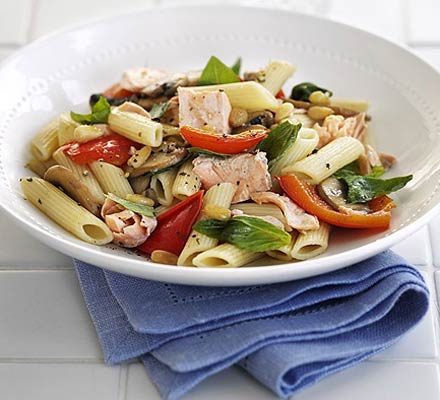 https://www.pontalo.net - Healthy salmon pasta