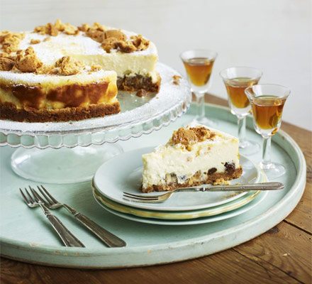 https://www.pontalo.net - Amaretti & sultana cheesecake