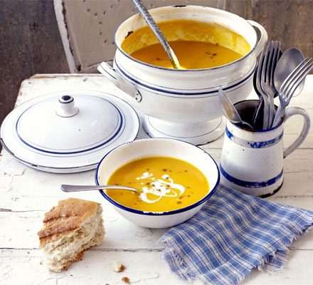 https://www.pontalo.net - Lightly spiced carrot soup