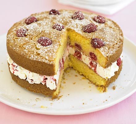 https://www.pontalo.net - Raspberry & lemon polenta cake