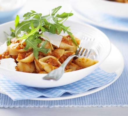 https://www.pontalo.net - Pasta with tomato & hidden veg sauce