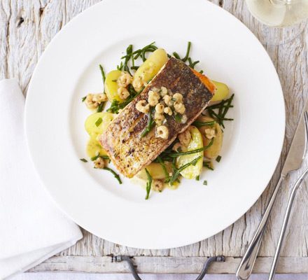 https://www.pontalo.net - Sea trout with samphire