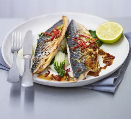 https://www.pontalo.net - Grilled mackerel with sweet soy glaze