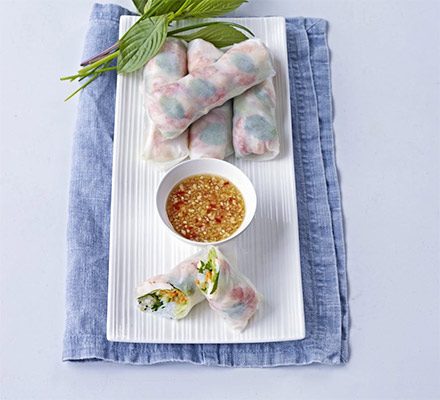 https://www.pontalo.net - Vietnamese prawn summer rolls