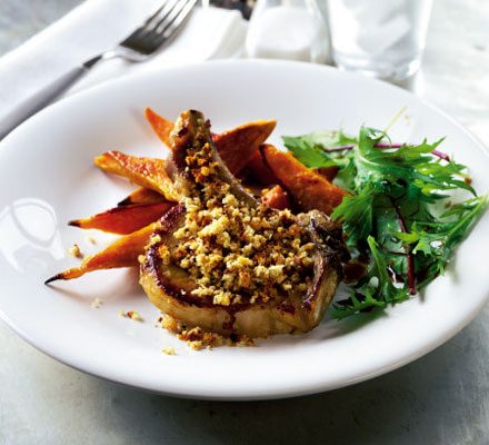 https://www.pontalo.net - Oven pork chops with roasted potato wedges