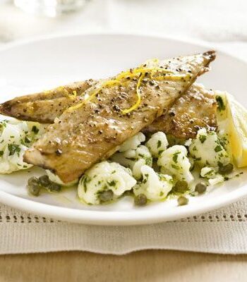 https://www.pontalo.net - Mackerel with warm cauliflower & caper salad