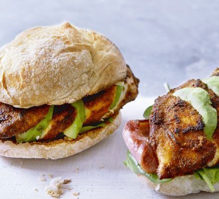 https://www.pontalo.net - Cajun chicken burgers