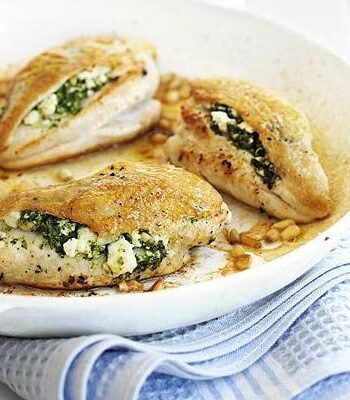 https://www.pontalo.net - Spinach & feta stuffed chicken