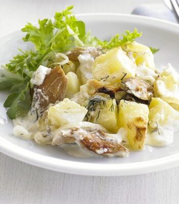 https://www.pontalo.net - Smoked mackerel & potato bake