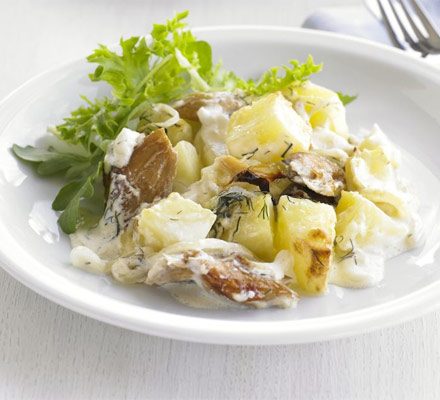 https://www.pontalo.net - Smoked mackerel & potato bake