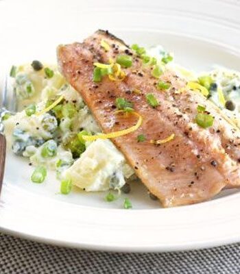 https://www.pontalo.net - Trout with creamy potato salad