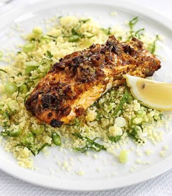 https://www.pontalo.net - Spice & honey salmon with couscous