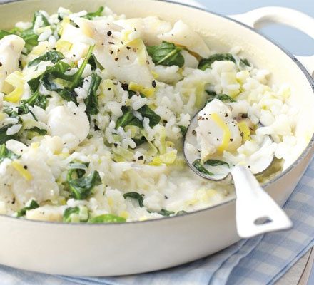 https://www.pontalo.net - Smoked haddock & leek risotto