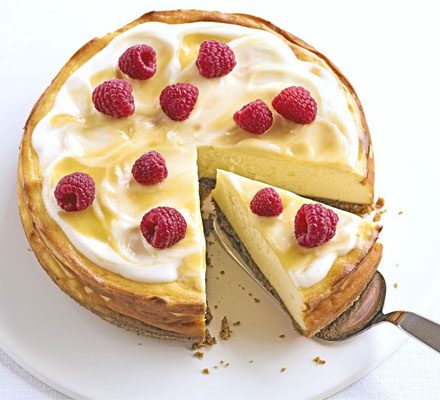 https://www.pontalo.net - Luscious lemon baked cheesecake