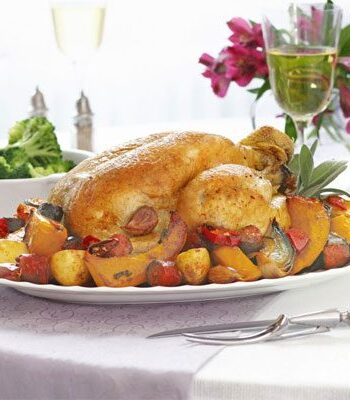 https://www.pontalo.net - Roast chicken with butternut squash