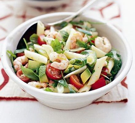 https://www.pontalo.net - Prawn & avocado pasta salad