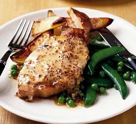 https://www.pontalo.net - Rarebit pork chops