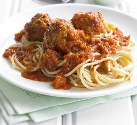 https://www.pontalo.net - Turkey meatballs in tomato & fennel sauce