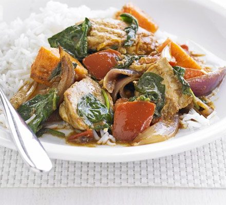 https://www.pontalo.net - Sweet potato & chicken curry