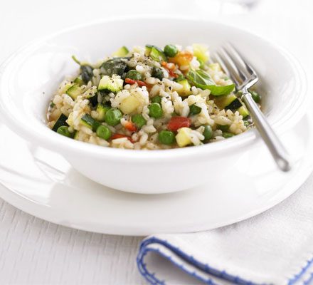 https://www.pontalo.net - Vegan courgette risotto