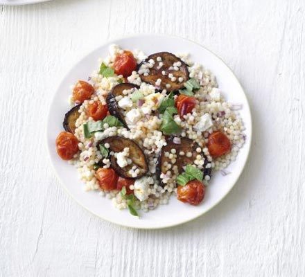 https://www.pontalo.net - Giant couscous & aubergine salad