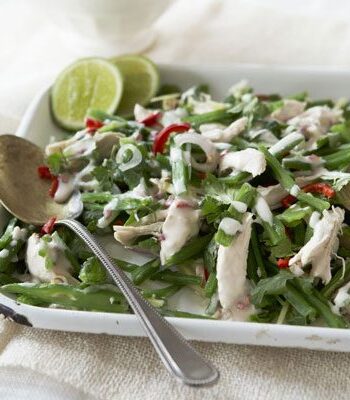 https://www.pontalo.net - Thai shredded chicken & runner bean salad