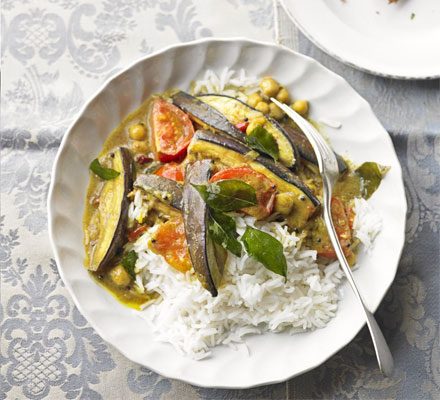 https://www.pontalo.net - Aubergine & chickpea curry