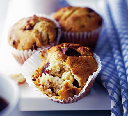 https://www.pontalo.net - Choc-cherry muffins