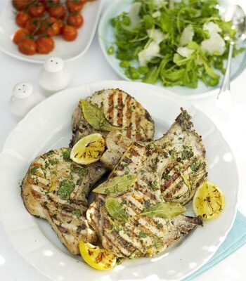 https://www.pontalo.net - Herb & lemon pork chops