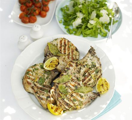 https://www.pontalo.net - Herb & lemon pork chops